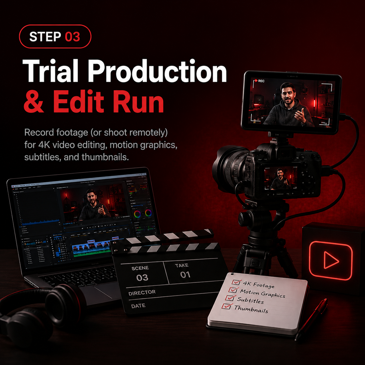 Trial Production & Edit Run